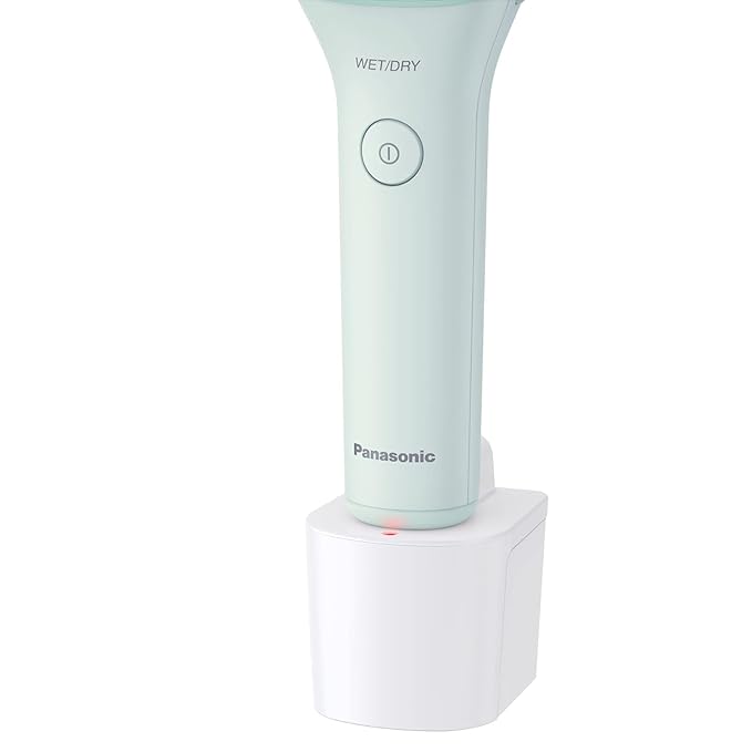 Panasonic Electric Bikini Trimmer, Women's Waterproof, Full-Body Cordless Electric Razors for Women with Bikini Attachments, 3 Hypoallergenic Blades, for Travel, Shower and Everyday Use - ES-AWL6AG