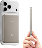 Kuulaa 0.5" Magsafe Portable Charger, 10000mAh Magnetic Power Bank & Slim Battery Pack - Qi2 Certified 15W Wireless Charging with 20W USB-C PD for iPhone 17/16/15/14/13/12 Pro/Air Series