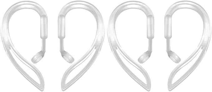 YINVA 2 Pairs Ear Hooks Compatible with AirPods 3rd Generation [Multi-Dimensional Adjustable] Accessories Compatible with AirPods Transparent 2 Pairs 0