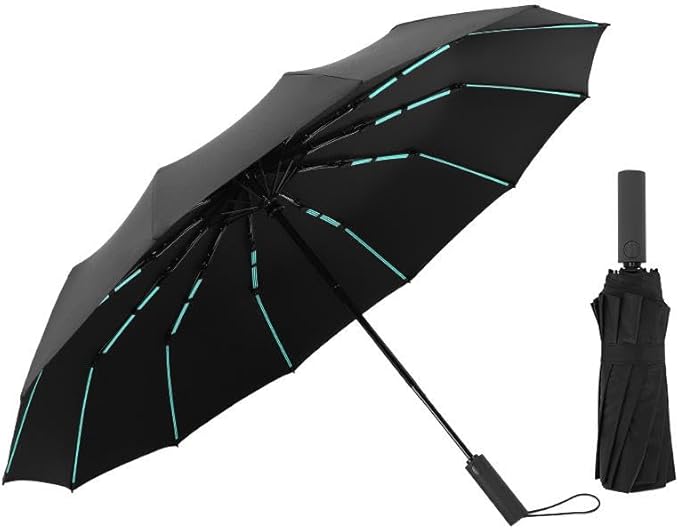 Compact Umbrella for Travel – Windproof & Waterproof Umbrella – Durable Umbrellas for Rain for Men & Women