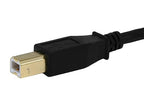 Monoprice 15-Feet USB 2.0 A Male to B Male 28/24AWG Cable (Gold Plated) (105440)