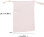 Breathable Dust-proof Drawstring Storage Pouch String Bag for Handbags Purses Shoes Eco Bag (5 PCS, 7 * 9.44 in)