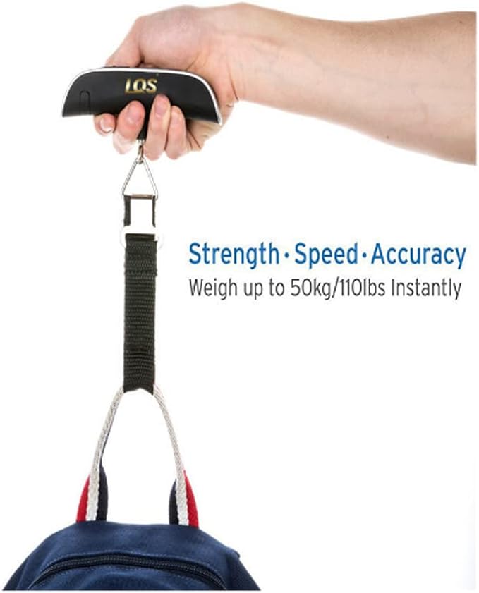 Luggage Scale, Easy to Carry, Small in Size, Suitable for Carrying, 110 pounds, Will be a Popular Luggage Scale in The Future (1), 5.9x4.2x1.49inches