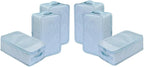 Travel Shoe Bags, Foldable Waterproof Shoe Pouches Organizer-Double Layer (6 Blue Shoe Bags)