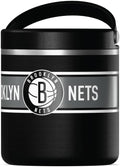 Hydrapeak x NBA Officially Licensed Brooklyn Nets 25oz Stainless Steel Vacuum Insulated Thermos Food Jar with Handle, Wide Mouth Leak-Proof Soup Thermos for Adults, 10 Hours Hot and 16 Hours Cold