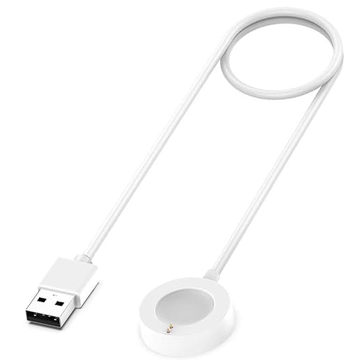 Charger for Fossil Gen 6/5/4/Sport, for Michael Kors Gen 6/5E/ 5/4 Smart Watch Magnetic Charging Cable (1, White)