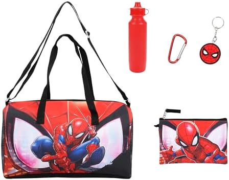 Spider-Man Hero & Mask 5-Piece Duffel Bag Set
