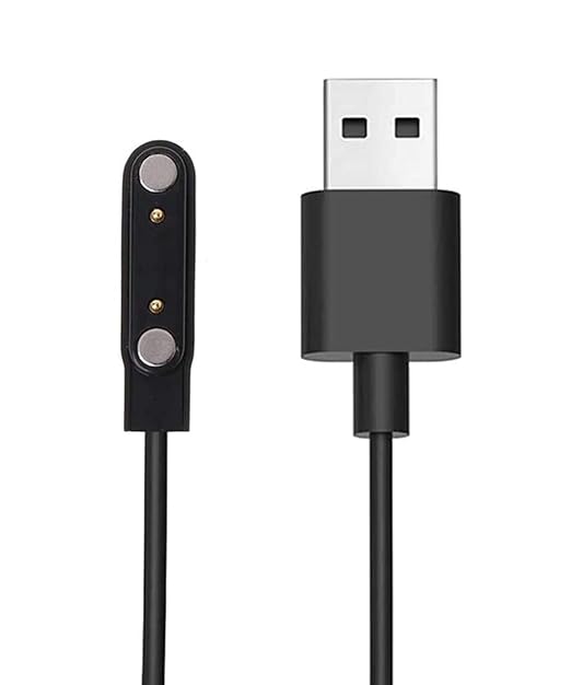Smart Watch Universal Charger Magnetic,da fit Smartwatch Accessories 2 Pin 7.62mm Pin-Pitch Magnetic Replacement Charger Cable Compatible for All 2-Pin 7.5mm - 8mm-Pin-Pitch Smart watch & Wearables