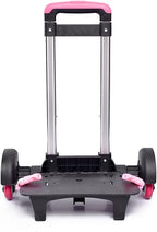 Backpack Trolley Foldable Trolley Cart 6 Wheels Rolling-Luggage Carts Aluminium Alloy Luggage Hand Cart for Bags