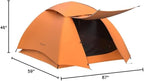 Clostnature Lightweight Backpacking Tent - 1/1.5/2/3/4/6 Person Ultralight Waterproof Camping Tent, 3 Season Large Size Easy Setup Tent for Family, Outdoor, Hiking and Mountaineering