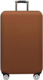 Morbuy Luggage Cover for Suitcase, Modern Solid Color Business Suitcase Cover Protector Fit 18-32 Inch Luggage, Baggage Covers with Zipper for Travel (XL(29-32inch suitcase),Brown)