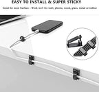 Cord Management Organizer Kit 4 Cable Sleeve split with 41Self Adhesive Cable Clips Holder, 10pcs and 2 Roll Self Adhesive tie and 100 Fastening Cable Ties for TV Office Car Desk Home