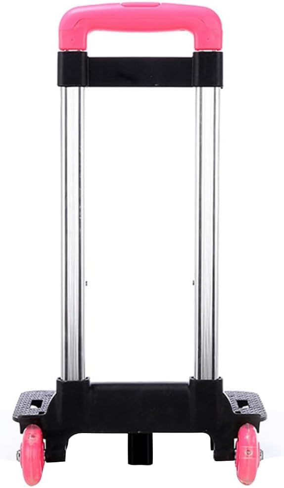 Student's Luggage Travel Hand Cart Aluminium Alloy Backpack Trolley 2 Foldable for School Bags Foldable Backpa