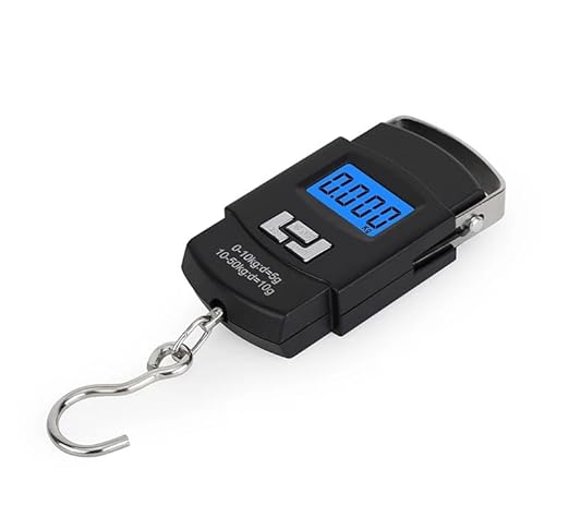 Luggage Scale, Portable Digital Hanging Baggage Scale for Travel, Suitcase Weight Scale, 110 Pounds, Battery Included (1)
