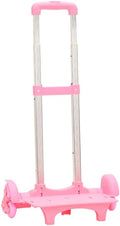 Backpack Trolley Foldable Trolley Cart 6 Wheels Rolling-Luggage Carts Aluminium Alloy Luggage Hand Cart for Bags