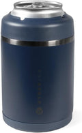 HydroJug Standard Can Cooler - 2-in-1 Insulated Can Cooler Cup - Stainless Steel Can Holder with Non-Slip Rubber Base - Screw-Top Lid - Dishwasher Safe - 12oz, Midnight