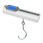 Portable Luggage Scale, Digital Luggage Scale Hanging Hook Scale Tape Measure 50kg X 10g for Traval Luggage Suitcase Bag Weight Scale