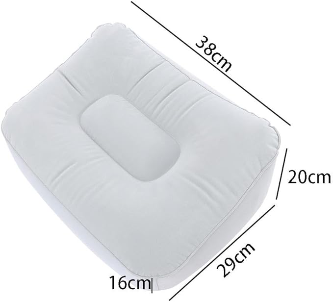 Inflatable Foot Rest, Portable Footrest Pad, Inflatable Foot Relax Cushion, Leg Up Relaxing Foot Stool for Home, Office, Camping