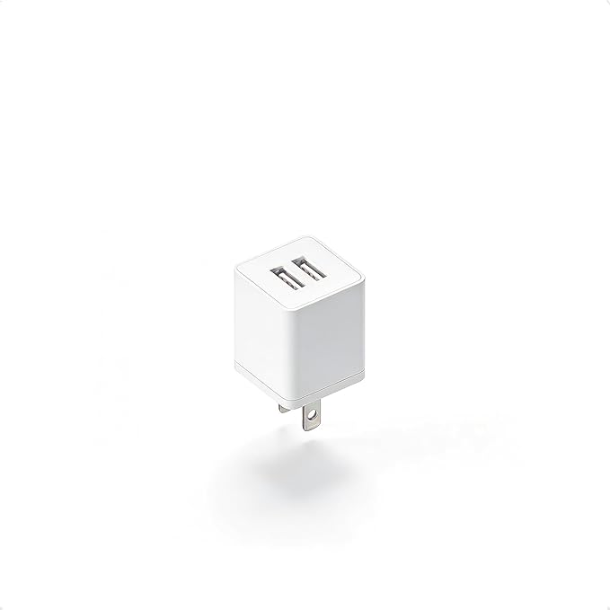 USB Charger Block for Apple iPhone Air 17 16 15 14 13 12 11 Pro Max, 10W USBA Fast Charging Cube Plug Brick for Apple Watch iPhone iPad Airpods and More, 1Pack 2A USB-C Power Adapter, White