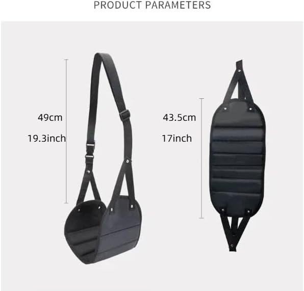 Foot Hammock for Airplane Travel, Adjustable Foot Rest Sling, Portable Travel Essentials Airplane Gadgets for Long Flights