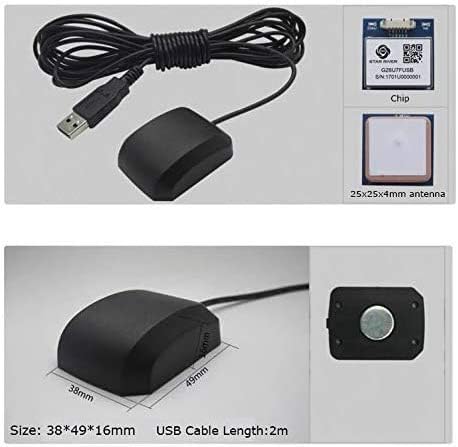 VK-162 USB GPS Dongle - Remote Mount USB - External GPS Navigation Dongle - Supports Stratux, Raspberry Pi, Google Earth, Windows, Linux
