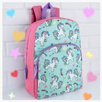Trail maker 15 Inch Kids Backpacks for Boys & Girls | Preschool, Kindergarten, Elementary School Backpacks with Adjustable, Padded Straps (Upbeat Unicorns)