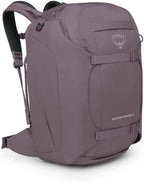 Osprey Sojourn Porter 46L Travel Backpack - Carry-On Compliant Luggage with StraightJacket Compression and Padded Laptop Sleeve - Durable Pack for International or Urban Travel, Graphite Purple
