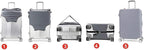 Travel Luggage Cover, Suitcase Protector Bag Fits 22-24 Inch Luggage Colorfulmaple