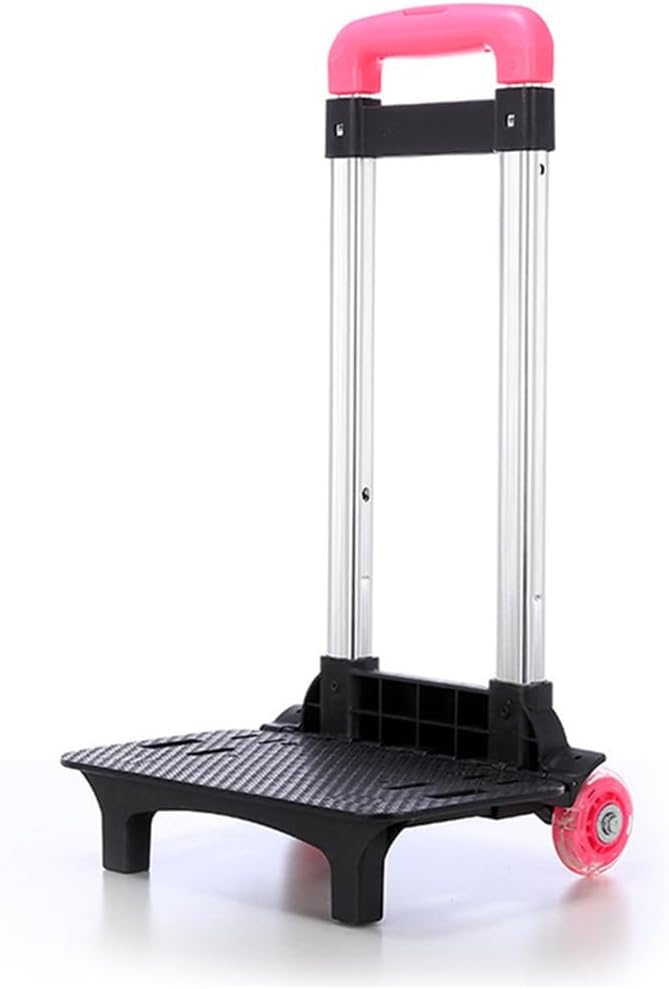 Student's Luggage Travel Hand Cart Aluminium Alloy Backpack Trolley 2 Foldable for School Bags Foldable Backpa