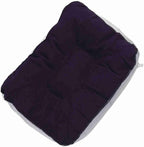 Footrest with Air Pump - Soft Flocking Adjustable Height Leg Support Cushion for Travel, Office & Home Use,37x30x16cm/14.57x11.81x6.30in(Purple＋Grey)