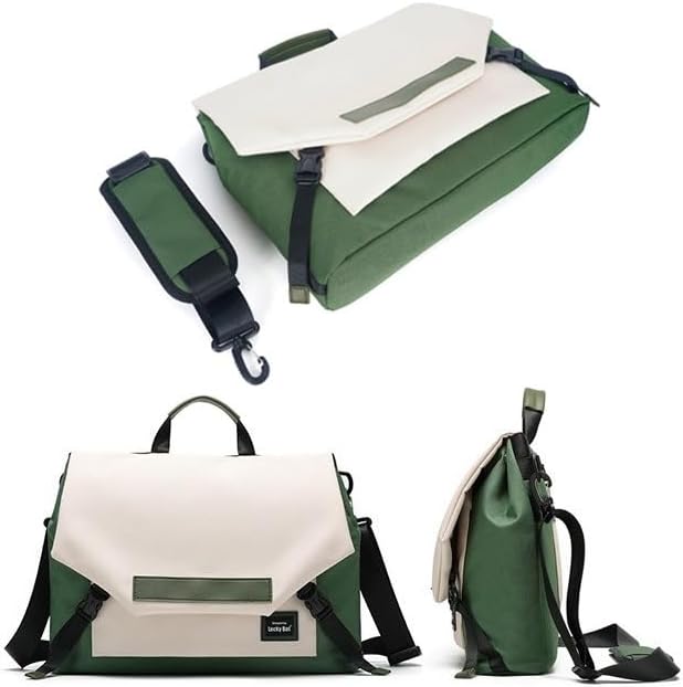 Multifunctional laptop bag, 13.3-16 inch waterproof laptop bag, casual crossbody shoulder handbag for men and women