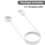 Charger for Fossil Gen 6/5/4/Sport, for Michael Kors Gen 6/5E/ 5/4 Smart Watch Magnetic Charging Cable (1, White)