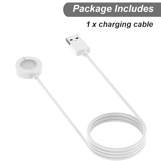 Charger for Fossil Gen 6/5/4/Sport, for Michael Kors Gen 6/5E/ 5/4 Smart Watch Magnetic Charging Cable (1, White)
