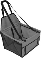 Small Dog Car Seat, Portable Foldable Breathable, Clip-On Safety Leash, Waterproof Oxford Travel Bag, Mesh Window for Pets Up to 15 lbs with 10PCS Pee Pads