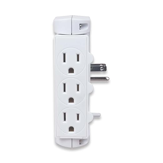 OSKOS 6 Outlets Wall Outlet with 2.4A USB Charger (1A1C), 500J Surge Protector, Wall Tap, 15A/120V/1800W Rotatable Outlets, UL Listed