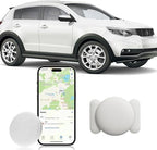 GPS Tracker for Vehicles,Car Tracker Works with Apple Find My App(iOS Only),Strong Magnetic Case Adsorption,GPS Tracker for Cars - (White,1PCS)