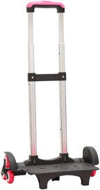 Backpack Trolley Foldable Trolley Cart 6 Wheels Rolling-Luggage Carts Aluminium Alloy Luggage Hand Cart for Bags