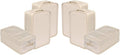 Travel Shoe Bags, Foldable Waterproof Shoe Pouches Organizer-Double Layer (6 Cream Shoe Bags)