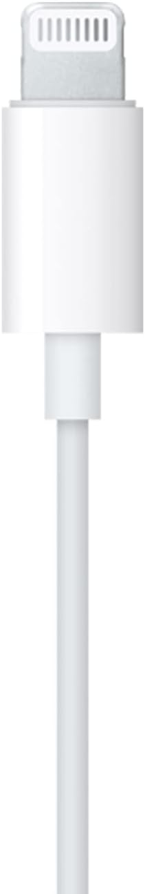 Apple EarPods Headphones with Lightning Connector, Wired Ear Buds for iPhone with Built-in Remote to Control Music, Phone Calls, and Volume