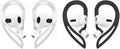2 Pairs Ear Hooks Compatible with AirPods 3rd Generation [Multi-Dimensional Adjustable] Accessories Compatible with AirPods Pro AirPods 3 2 1 Gen(Transparent+Black)