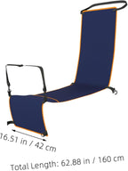 SOLUSTRE Portable Airplane Travel Hammock Lightweight Footrest Bed for Comfortable Sleep Adjustable Size Foot Sling for Long Car Train and Plane Journeys