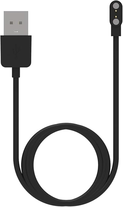 Black Compatible with Da Fit Smart Watch Charger, Replacement USB Charger Cable Charging Cord for Smart Watch Smartwatch Smartwatch Replacement Cables and Chargers Cell Phones and Accessories(3.3 Ft)