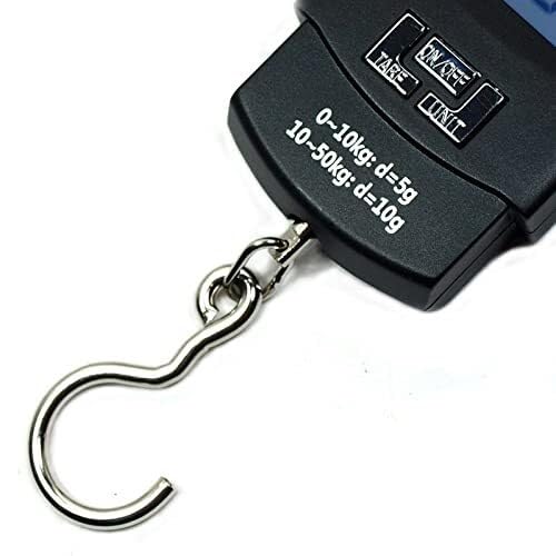 Portable Luggage Scale, Portable 50KG/110lb Hanging Hook Scale Electronic Digital Scale for Fishing Travel Luggage Suitcase Weight Scale