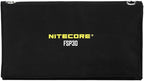 NITECORE FSP30 30W Portable Solar Charger, USB-A & USB 3 Output Ports, High Efficent 4 Foldable Panels for Camping Hiking Van RV Trip Compatible with Phones and Tablets with Nitecore Sticker