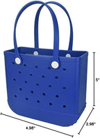 Lightweight Extra large Rubber Beach Bag Small mini Tote Bag for Gym Waterproof medium Open Handbag for Pool Sports