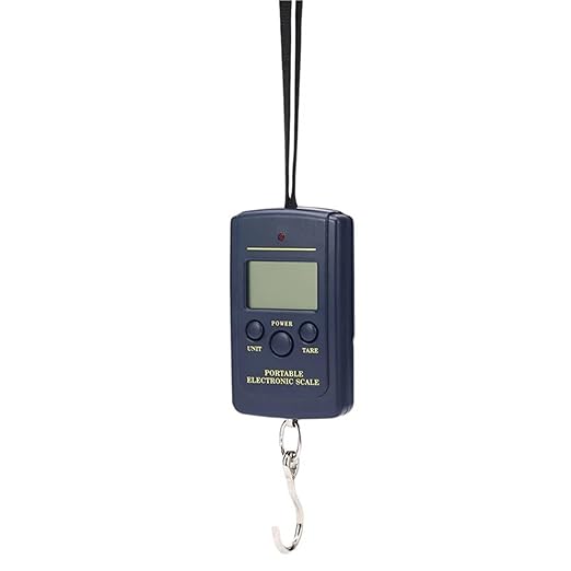 Luggage Weight Scale, 40kg/10g Mini Digital Scale for Fishing Luggage Travel Weighting Steelyard Hanging Electronic Hook Scale, Kitchen Weight Tool,for Travel
