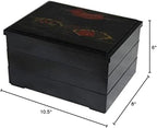 THY COLLECTIBLES Set Of 3 Japanese Lunch Bento Boxes/Food Carrier/Food Storage & Organization Container
