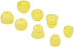 Replacement Eartips Silicone Earbuds Buds Set for Powerbeats Pro Beats Wireless Earphone Headphones,4 Pair (Yellow)