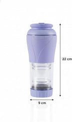Pressca - Portable Coffee & Tea Maker - Thermal Coffee & Tea Infuser, French Press, Single Serve Coffee Maker, BPA Free - Home & Kitchen Accessories & Utensils - 12 fl oz, Lilac