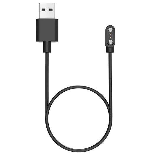 VeryFit Smart Watch Charger USB Magnetic 2 Pin Smartwatch Replacement Charging Cable Cord (2 Pack)